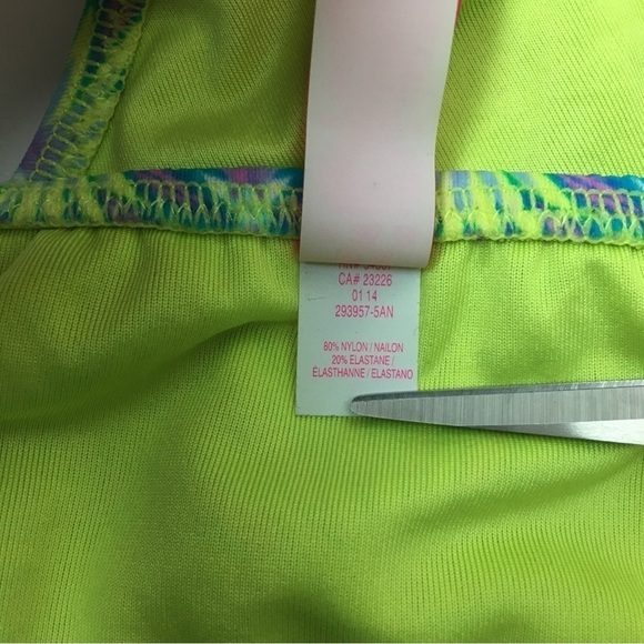 VICTORIA’S SECRET Bikini Tube Twist Top Ruched Bottoms Floral Multicolor Medium - Picture 15 of 16